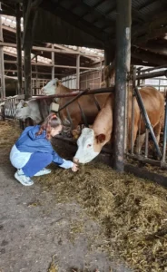 Дети на природе в летнем лагере Metsämäki Lomat в Финляндии