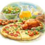 Дети на природе в летнем лагере Metsämäki Lomat в Финляндии